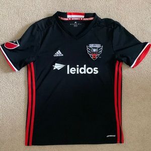 Black & Red Adidas Leidos/DC United  T-Shirt
